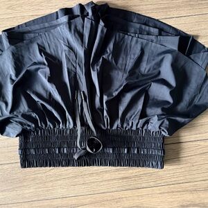 Black Flowy Shorts for Women